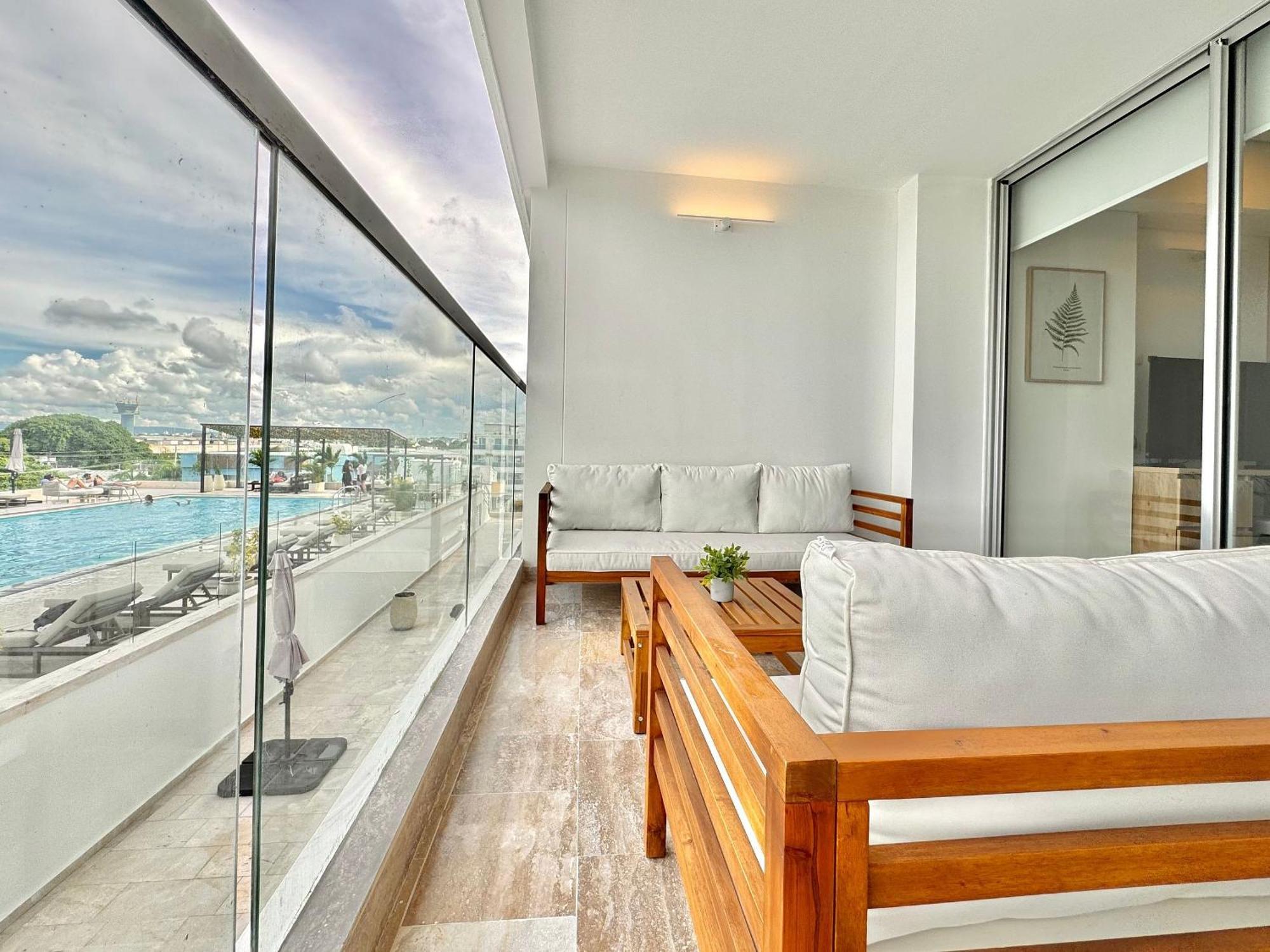 Familiar + Piscinita + Vista Piscina Cb536 Apartamento *